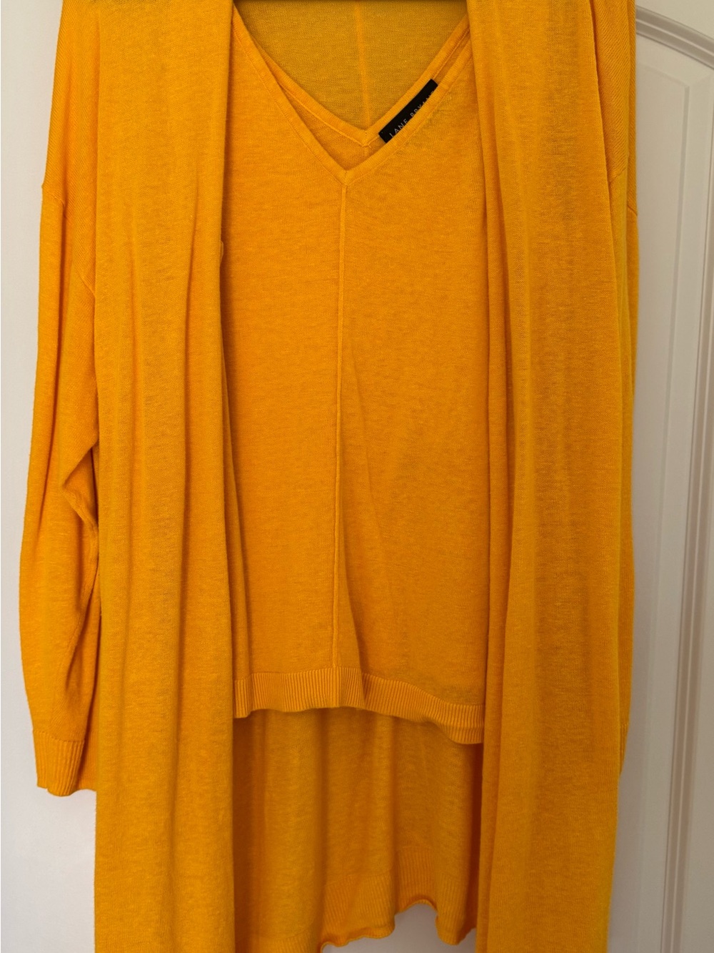 Lane Bryant Bright Yellow Knit Sweater